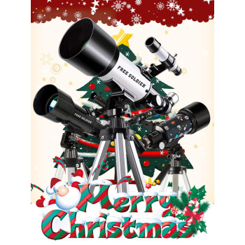 Telescope For Adults Astronomy 70Mm Aperture 400Mm Focal Length Portable Astronomical Telescope For Beginners Age Over 8 Years