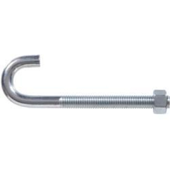 Hillman 851896 0.25 x 4 in. Zinc Plated J-Bolt Pack of 10