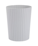 Jiatua Small Trash Can Plastic Wastebasket Round Garbage Container Bin For Bathroom Kitchen Bedroom Home Office College Dorm