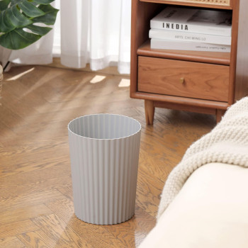 Jiatua Small Trash Can Plastic Wastebasket Round Garbage Container Bin For Bathroom Kitchen Bedroom Home Office College Dorm