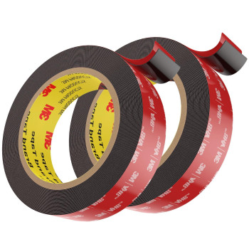 Emitever Double Sided Tape 2 Rolls Heavy Duty Foam Tape 23Ft X 06In Two Sided Mounting Tape 2 Sided Strong Adhesive Tape For