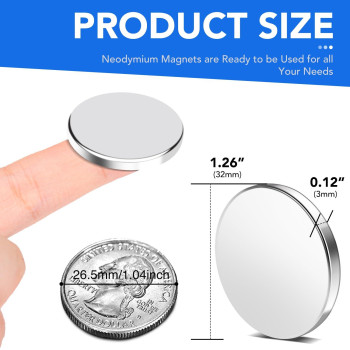 Super Strong Neodymium Disc Magnets With Doublesided Adhesive Powerful Permanent Rare Earth Magnets Fridge Diy Building Sc