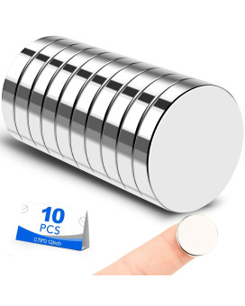 Small Magnets 10 Pack Refrigerator Magnets 20X3Mm Rare Earth Magnets Neodymium Magnets For Crafts Whiteboard Kitchen Cabinet