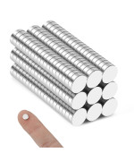 Small Magnets 180 Pack Refrigerator Magnets 6X2Mm Rare Earth Magnets Neodymium Magnets For Crafts Whiteboard Kitchen Cabinet