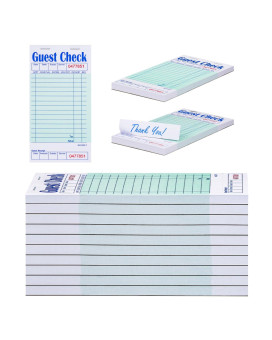 Methdic Guest Checks Server Note Pads 500 Orders Waitress Notepad For Restaurants 10 Books