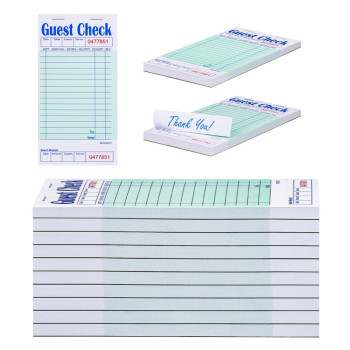 Methdic Guest Checks Server Note Pads 500 Orders Waitress Notepad For Restaurants 10 Books