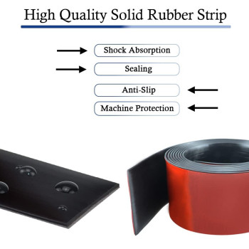 Neoprene Rubber Strips Self Adhesive Solid Rubber Sheets Rolls Strips For Diy Gaskets Crafts Pads Seals Warehouse Flooring Ru