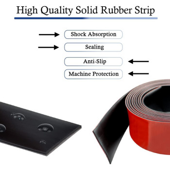 Neoprene Rubber Strips Self Adhesive Solid Rubber Sheets Rolls Strips For Diy Gaskets Crafts Pads Seals Warehouse Flooring Ru