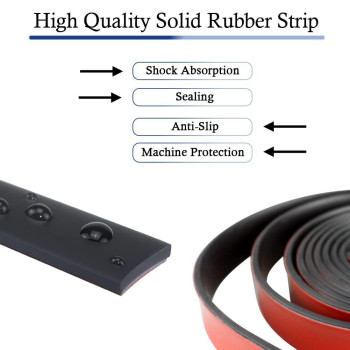 Neoprene Rubber Strips Self Adhesive Solid Rubber Sheets Rolls Strips For Diy Gaskets Crafts Pads Seals Warehouse Flooring Ru