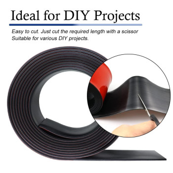 Neoprene Rubber Strips Self Adhesive Solid Rubber Sheets Rolls Strips For Diy Gaskets Crafts Pads Seals Warehouse Flooring Ru