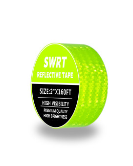 Swrt Reflective Tape 2 Inch X 160 Feet Dotc2 Shining Star Fade Resistant Green Reflective Tape Outdoor Waterproof Strong Adhesi