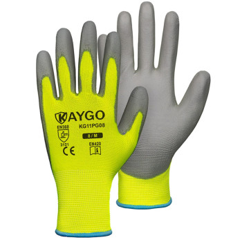 Safety Work Gloves For Men And Women Pu Coated 60 Pairs Seamless Knit Glove With Thin Polyurethane Coated Smooth Grip On Palmf