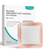 Dimora Silicone Super Absorbent Wound Dressings Gentle Adhesive Bandages With Ultrasorb Polymer Heavy Exudate Wound Care Pads