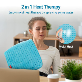 Comfytemp Heating Pad For Back Pain Relief Electric Heating Pad For Period Cramps Moistdry Heat Birthday Gifts For Women Me