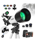 Hsl70400 Telescope For Kids 812 Telescope For Adults High Powered 70Mm Aperture 400Mm Focal Length Refractor Astronomy Telescop