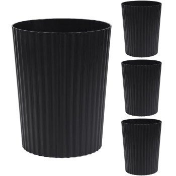 Jiatua Small Trash Can Plastic Wastebasket Round Garbage Container Bin For Bathroom Kitchen Bedroom Home Office College Dorm