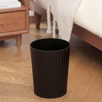 Jiatua Small Trash Can Plastic Wastebasket Round Garbage Container Bin For Bathroom Kitchen Bedroom Home Office College Dorm