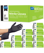 Inspire Black Nitrile Disposable Gloves 45 Nitrile Disposable Safety Medical Cooking Cleaning Disposable Black Glovesmedium