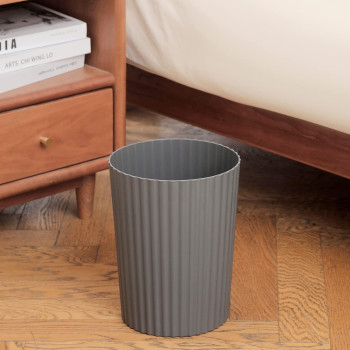 Jiatua Small Trash Can Plastic Wastebasket Round Garbage Container Bin For Bathroom Kitchen Bedroom Home Office College Dorm