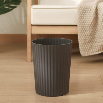 Jiatua Small Trash Can Plastic Wastebasket Round Garbage Container Bin For Bathroom Kitchen Bedroom Home Office College Dorm