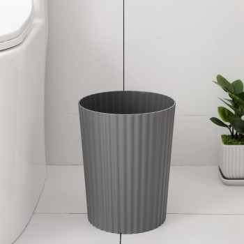 Jiatua Small Trash Can Plastic Wastebasket Round Garbage Container Bin For Bathroom Kitchen Bedroom Home Office College Dorm