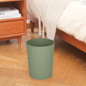 Jiatua Small Trash Can Plastic Wastebasket Round Garbage Container Bin For Bathroom Kitchen Bedroom Home Office College Dorm