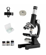 Microscope2004000X Magnification Biological Educational Microscope For Students And Adults With Phone Clip Biological Specimen