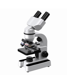 Microscope401600X Magnification Biological Educational Microscope For Students With Phone Clip Biological Specimen And Fill Li