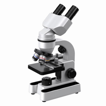 Microscope401600X Magnification Biological Educational Microscope For Students With Phone Clip Biological Specimen And Fill Li