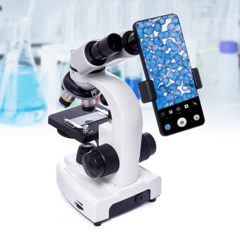 Selfie Cat Binocular Compound Microscope 200X5000X Magnification Microscope Professional Binoculars Composite Composite Micro