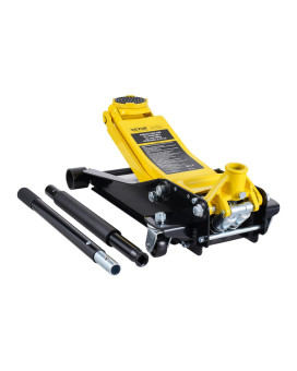 Vevor Low Profile Floor Jack 15 Ton 3300 Lbs Heavy Duty Iron Hydraulic Racing Floor Jack Hydraulic Car Jack Single Piston