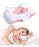 Osteo Cervical Pillow For Neck Pain Relief Hollow Design Odorless Memory Foam Pillows With Cooling Case Adjustable Orthopedic