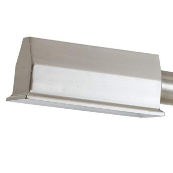 Benjara 60 Watt Metal Desk Lamp with Adjustable Arm and Head, Silver