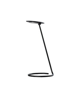 Benjara Desk Lamp with Pendulum Style and Flat Saucer Shade, Black