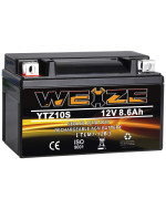 Weize Ytz10Sbs High Performance Maintenance Free Sealed Agm Motorcycle Battery Compatible With Yamaha Honda