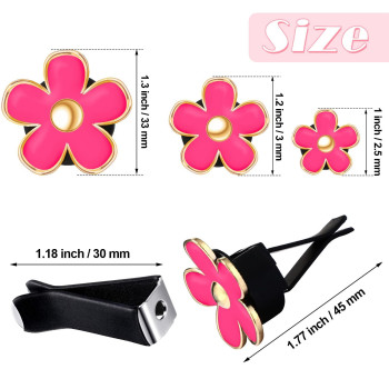 Frienda 6 Pcs Daisy Flower Air Vent Clip Christmas Daisy Flower Car Air Vent Clips Air Freshener Outlet Clip Car Air Conditionin