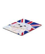 Carolines Treasures Maltese With English Union Jack British Flag Mouse Padhot Padtrivet Ss4924Mp