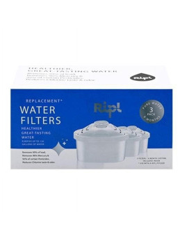 Ripl Water Pitcher Replacement Pitcher Filter Pack Of 3