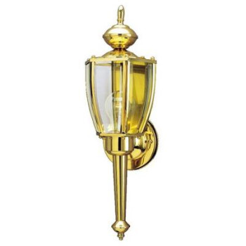 Westinghouse 66924 1 Light Wall Lantern Polished Brass