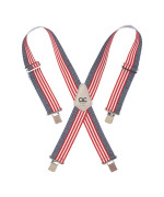 Clc Suspenders Rdwhtbl Pack Of 1