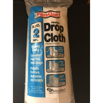 Dropcloth 9X12 2Mil Pack Of 1