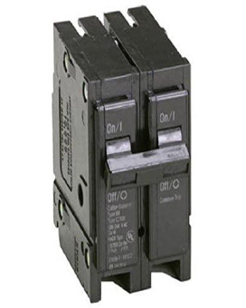 Eaton Corporation Eaton Br240 Double Pole Interchangeable Circuit Breaker 120240V 40Amp Pack Of 1 Black