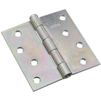 Broad Hinge Zinc 4X4In Pack Of 1