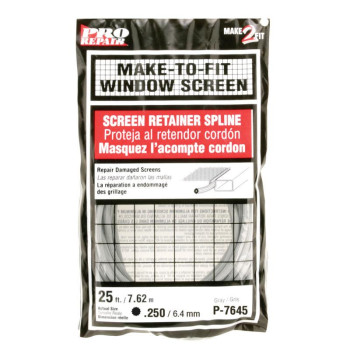 Spline Screen025X25Gray Pack Of 1