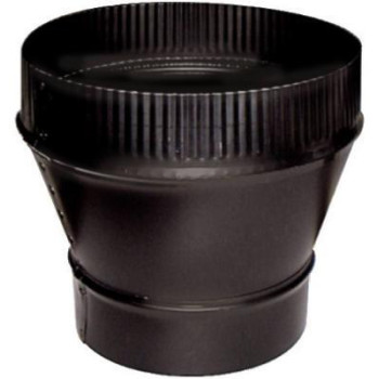 Imperial Manufacturing Bm0057 24 Gauge Black Flue Increaser 4 X 5 In