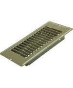 United States Hdw V056Ib V056Ib Metal Mobile Home Floor Register With Damper To Adjust Air Flow