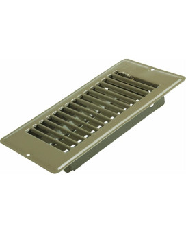 United States Hdw V056Ib V056Ib Metal Mobile Home Floor Register With Damper To Adjust Air Flow