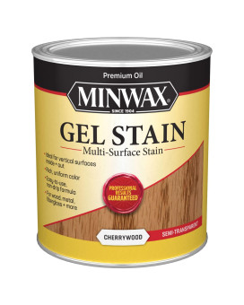 Minwax Gel Stain For Interior Wood Surfaces Quart Cherry Wood