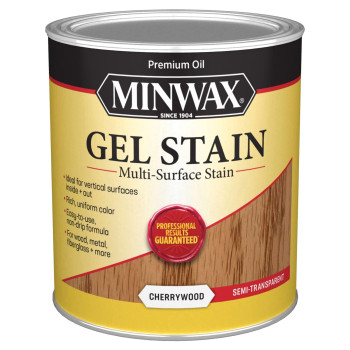 Minwax Gel Stain For Interior Wood Surfaces Quart Cherry Wood