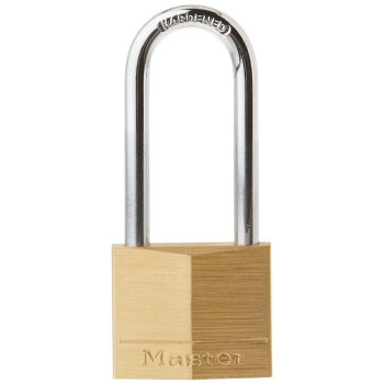 Master Lock 140Qlh Solid Lock 4 Pack Brass Silver 4 Padlock